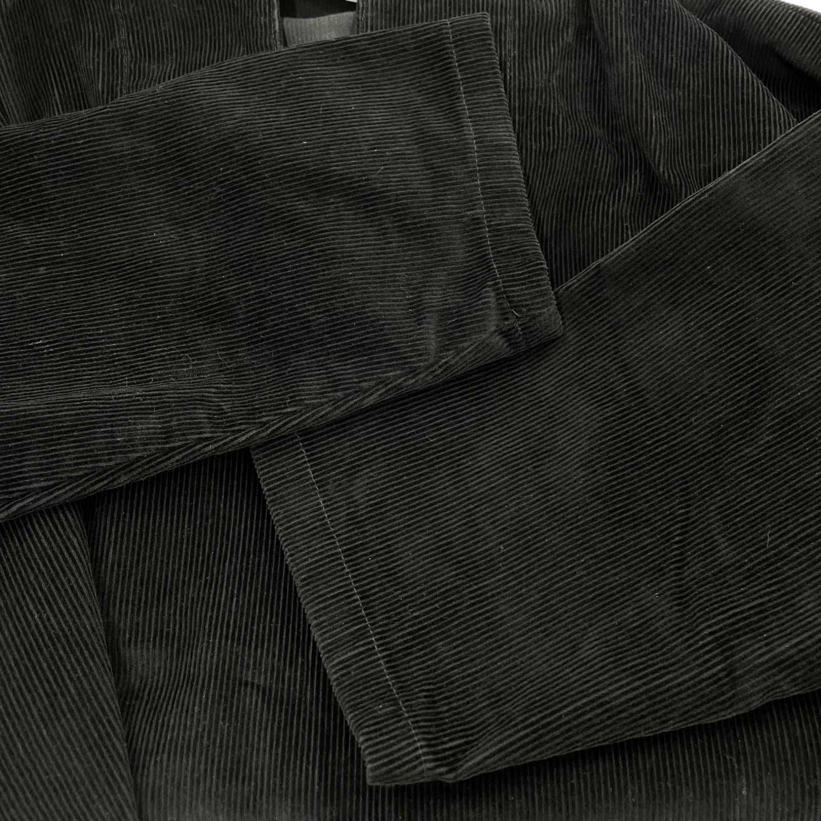 パーカー NEWLYN SMOCKS コーデュロイパーカー 黒 (L) L ブラック