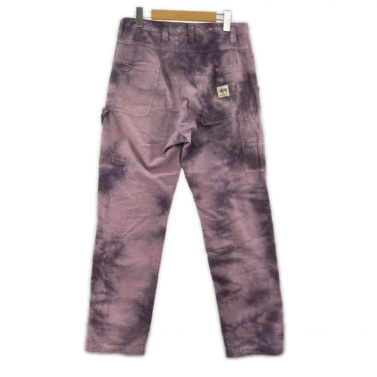 パンツ STUSSY シアサッカータイダイペインターパンツ 30