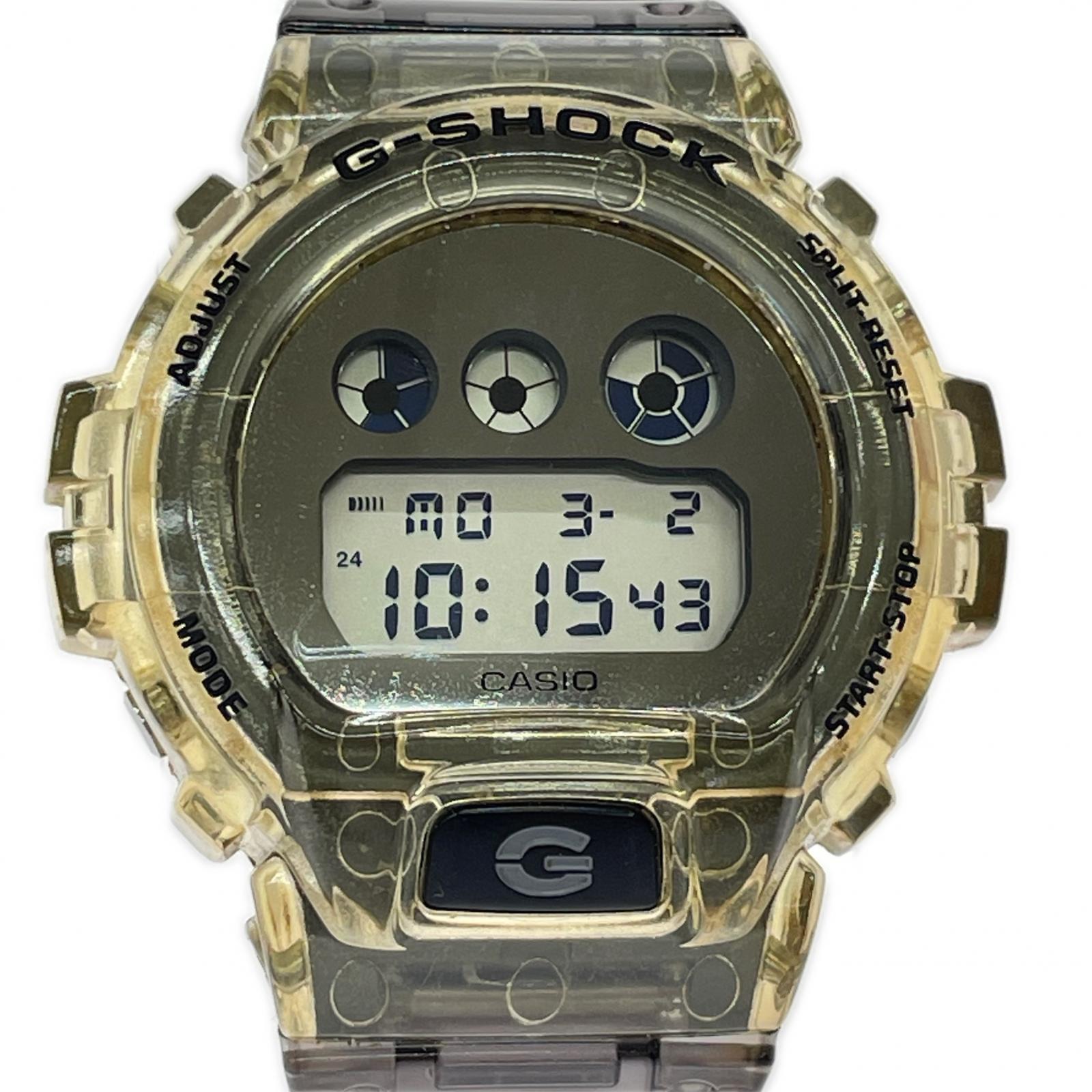 腕時計 G-SHOCK DW-6900SK スケルトン 腕時計 クリア