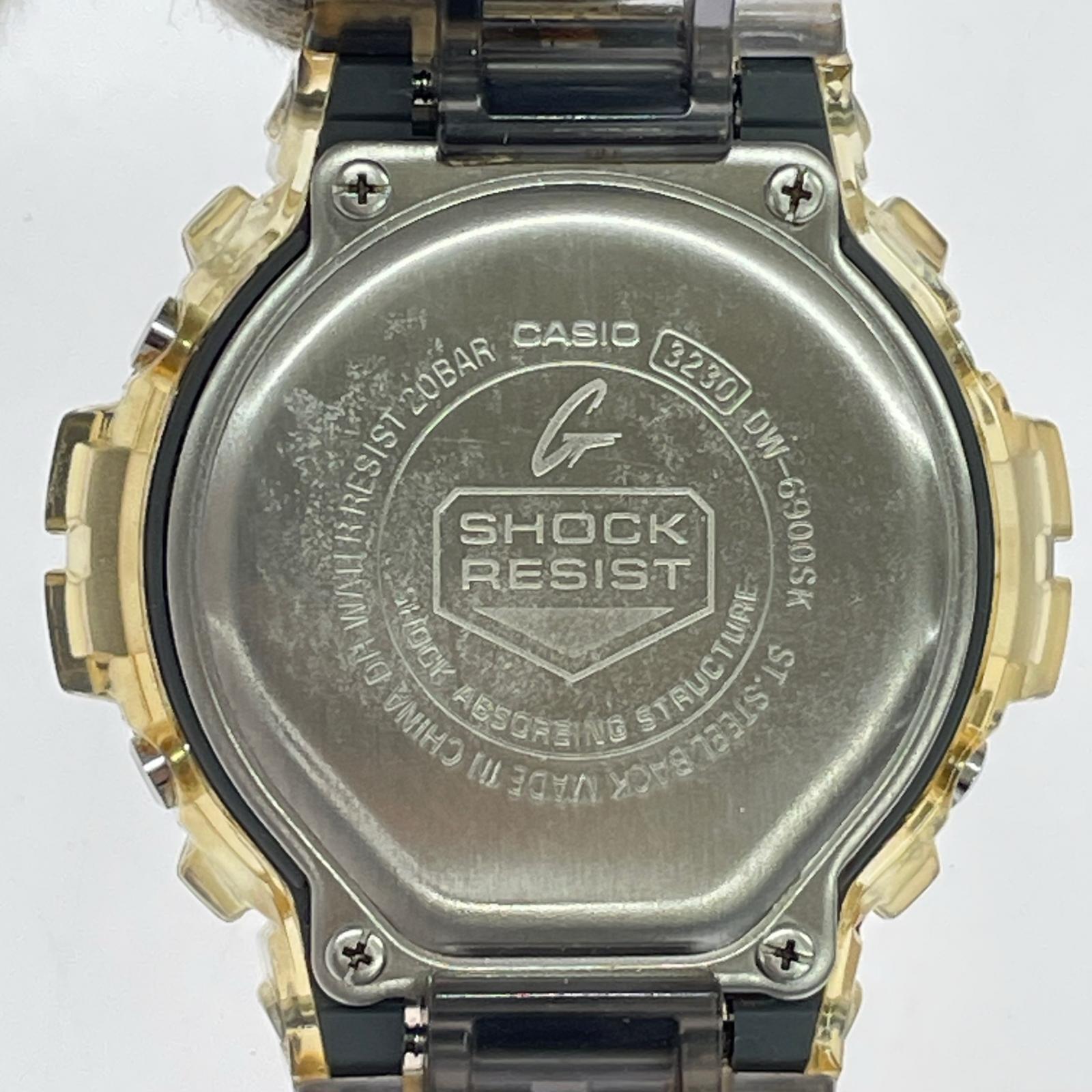 腕時計 G-SHOCK DW-6900SK スケルトン 腕時計 クリア