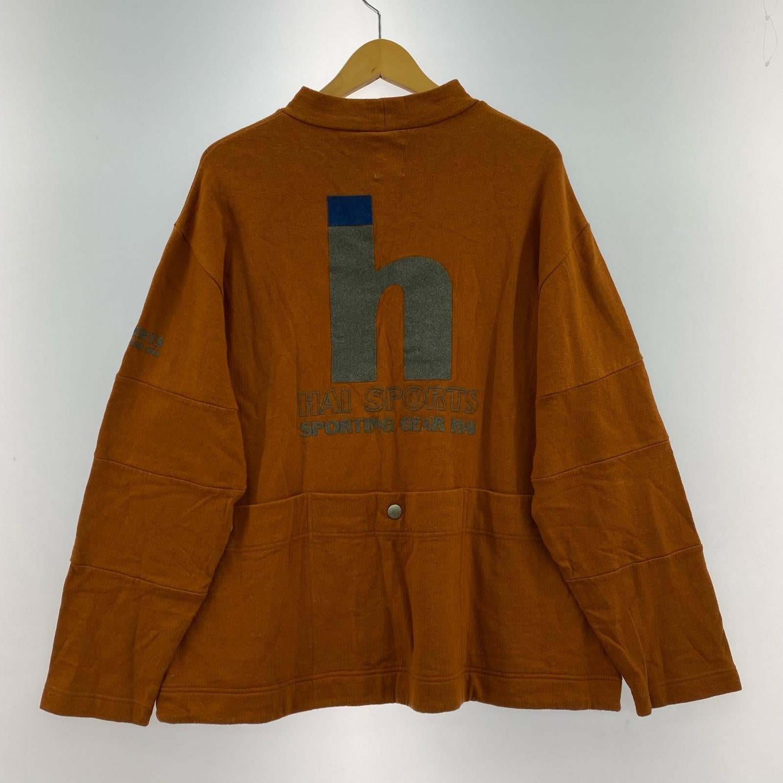 スウェット HAI SPOTING GEAR ギミックスウェットシャツ 茶 M ブラウン
