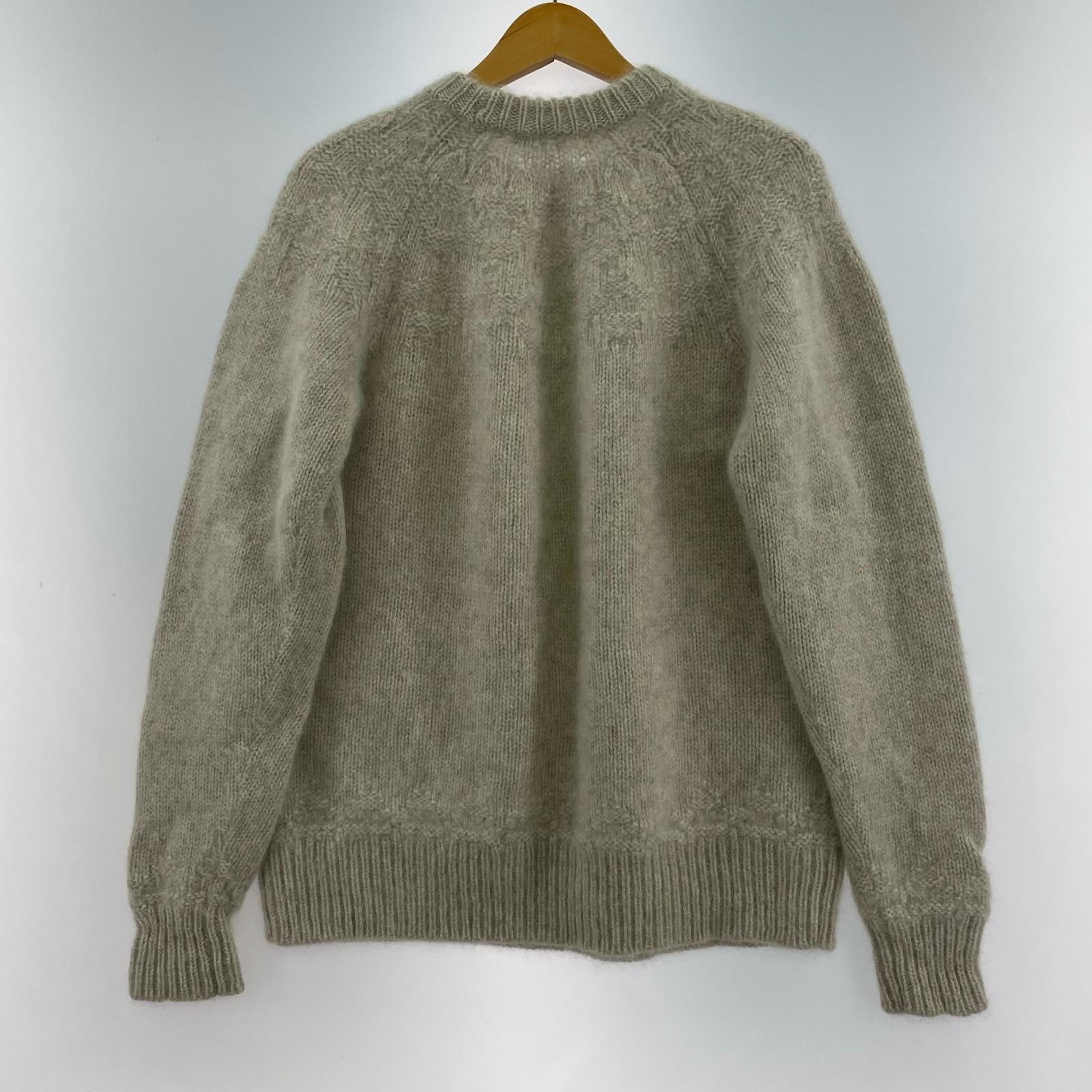 ニット calmlence Crew Neck Pullover Yak Centripetal Knitting Off White (1) 1