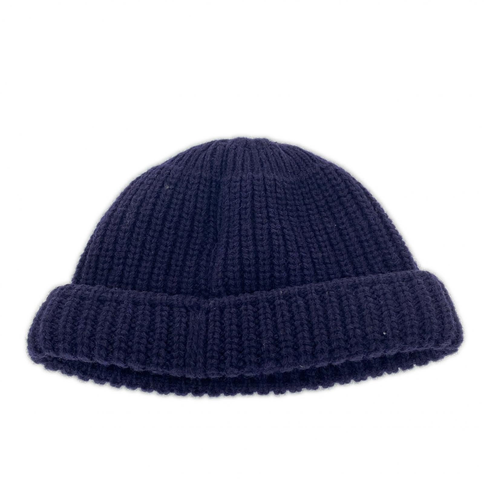 ニットキャップ WOOL BEANIE パープル