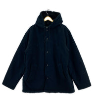 ジャケット NUMBER (N)INE FAUX SHEARLING HOODED COAT M ブラック