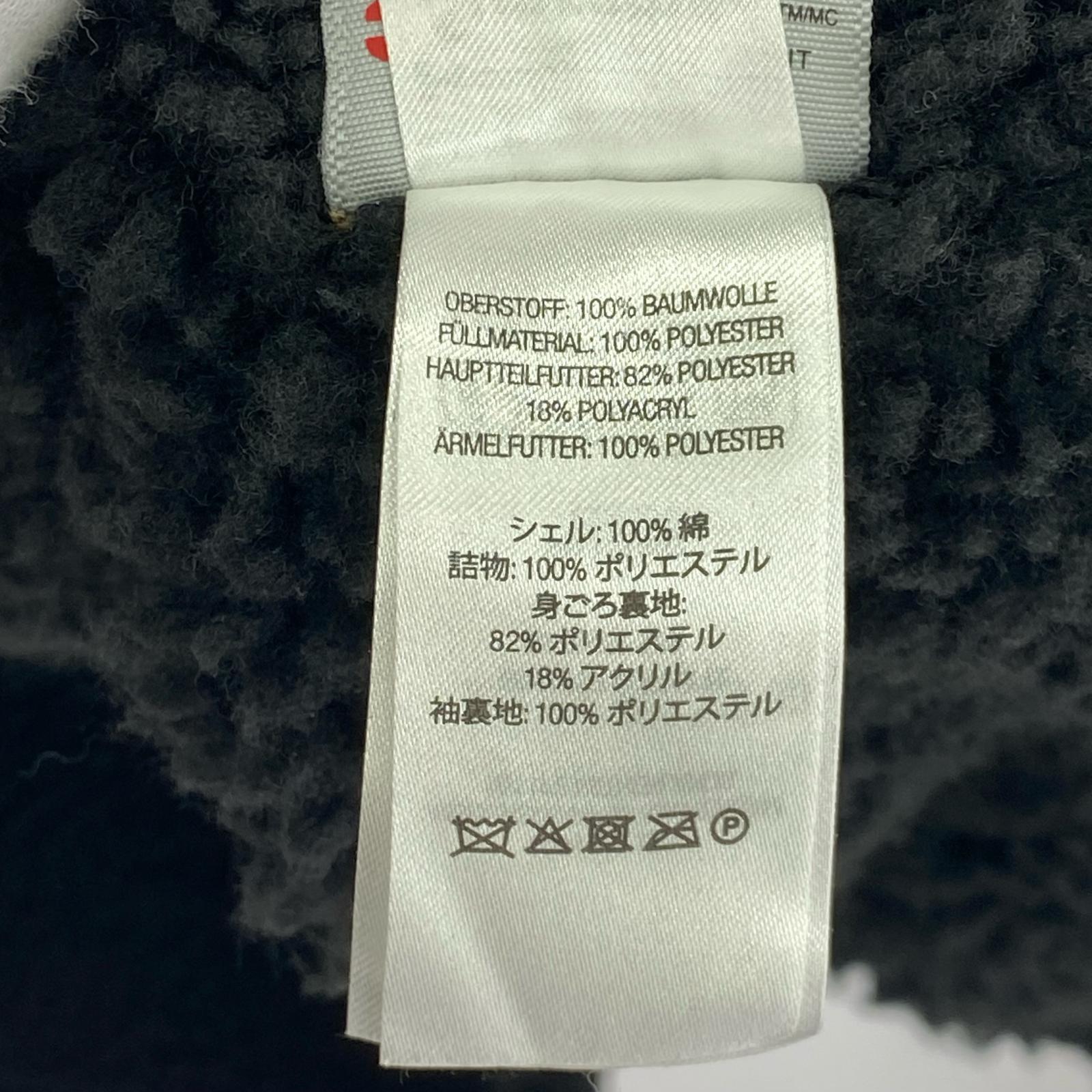 ジャケット NUMBER (N)INE FAUX SHEARLING HOODED COAT M ブラック