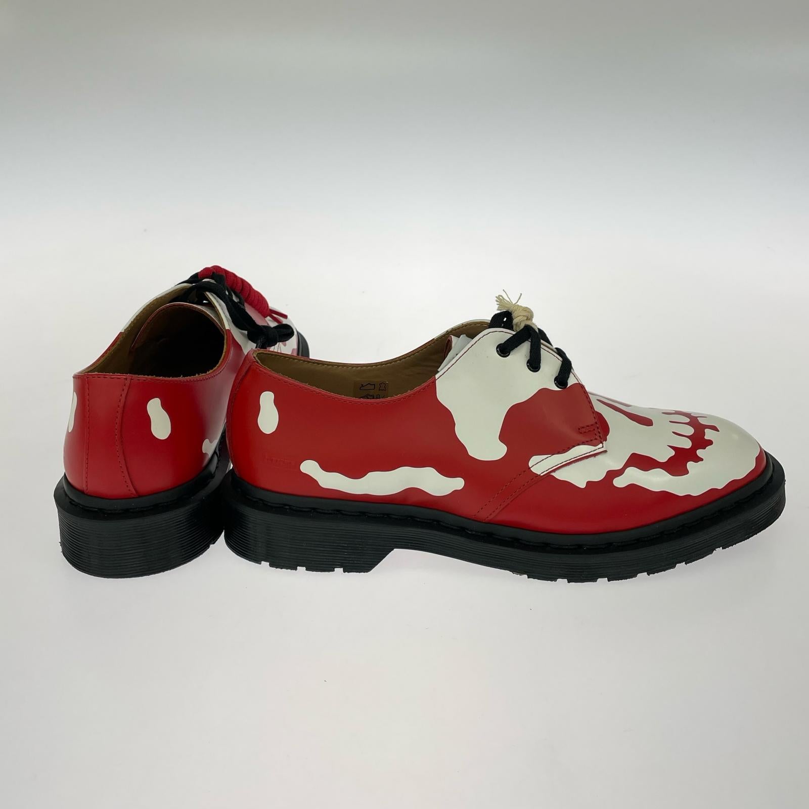 シューズ Dr.Martens 1461 Skull 3 Eye Shoe UK8 レッド