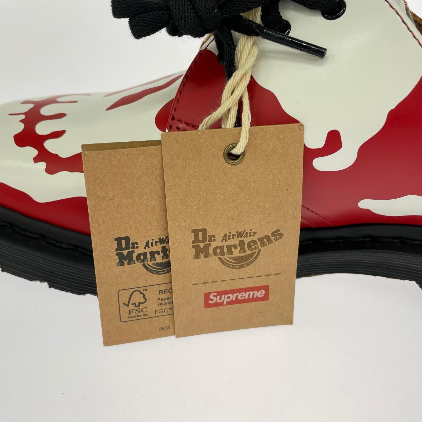 シューズ Dr.Martens 1461 Skull 3 Eye Shoe UK8 レッド