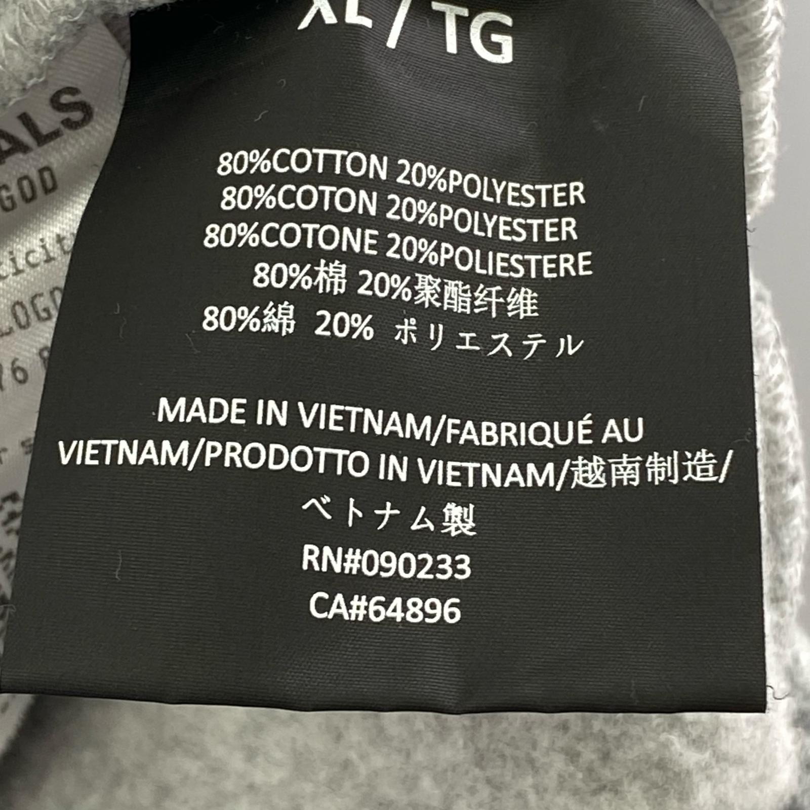 スウェット ESSENTIALS FEAR OF GOD ロゴスウェット グレー (XL) グレー