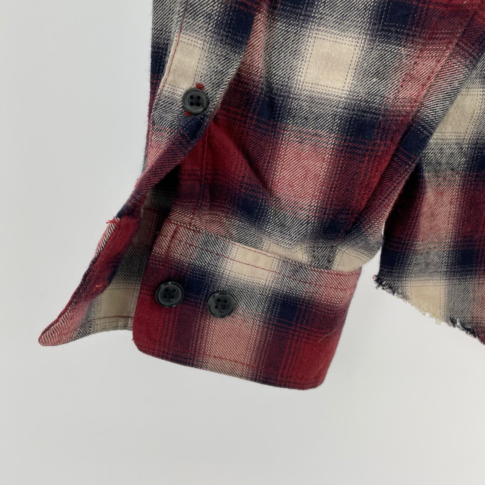 長袖シャツ ×UNDER COVER Satin Hooded Fnel Shirt M