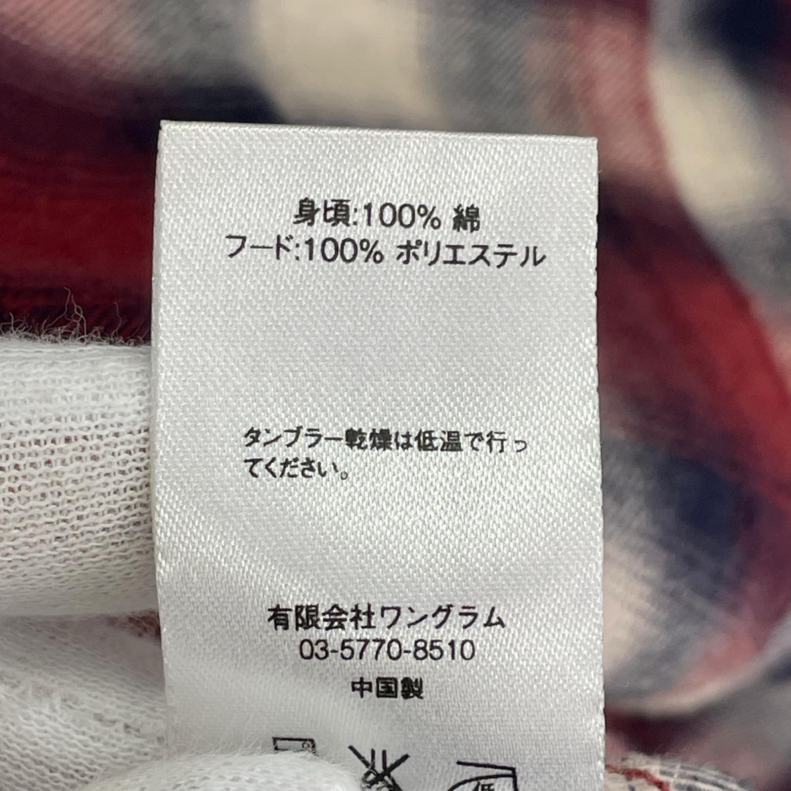 長袖シャツ ×UNDER COVER Satin Hooded Fnel Shirt M