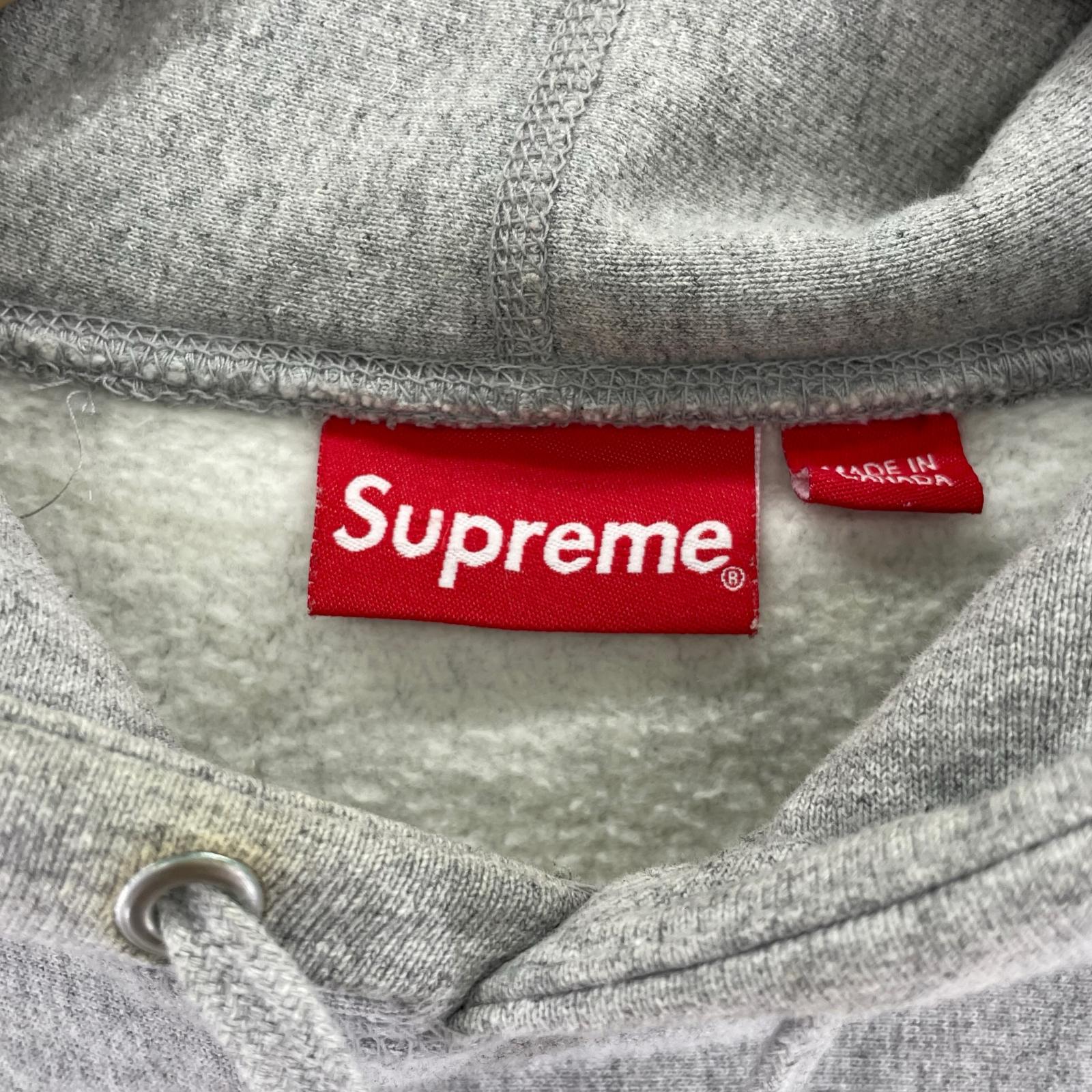 パーカー Swarovski Box Logo Hooded Sweatshirt M グレー