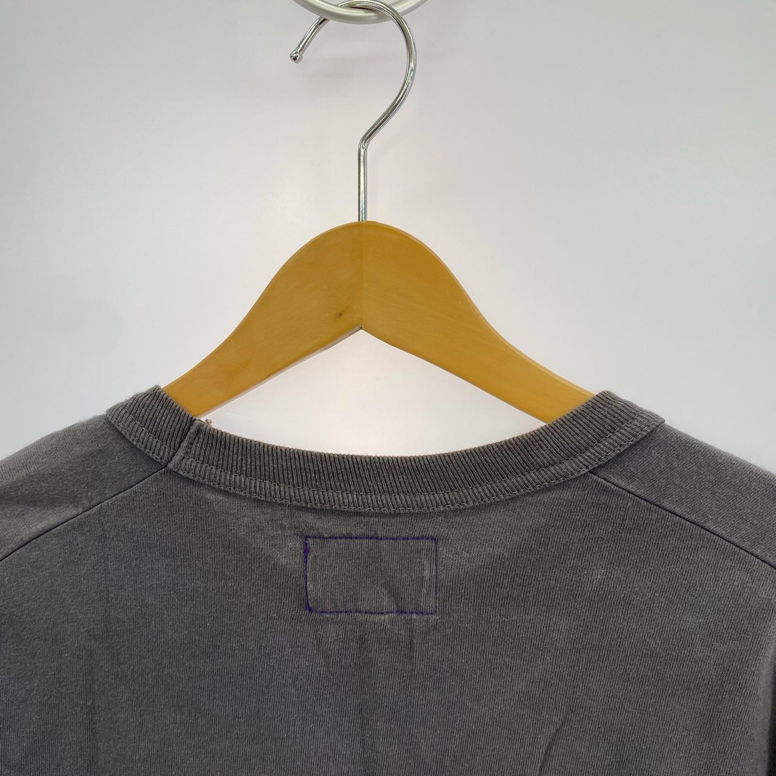 長袖Tシャツ THE NORTH FACE PURPLE LABEL 7oz Long Sleeve Pocket Tee チャコール M グレー