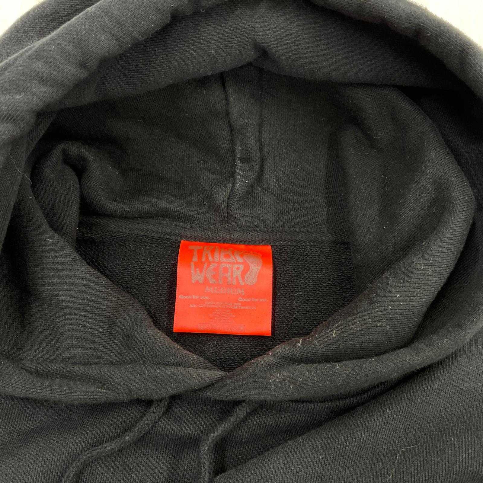 パーカー TRIBE WEAR HOODIE BLACK M ブラック
