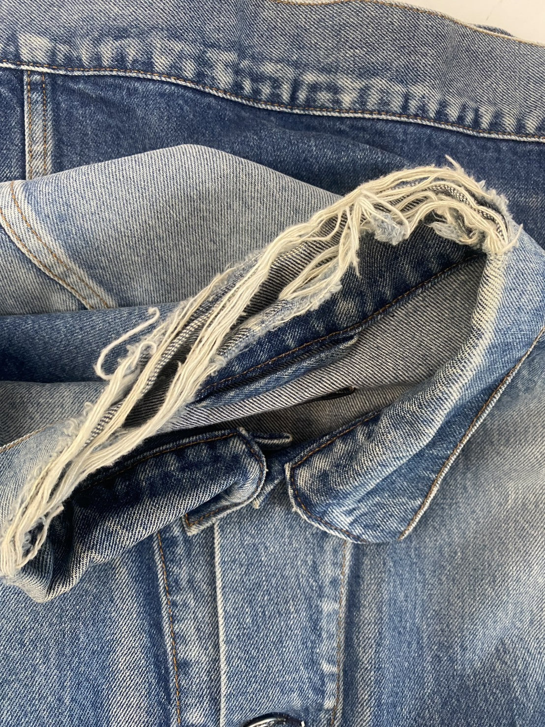 BALENCIAGA バッグロゴ デニムジャケット (50)