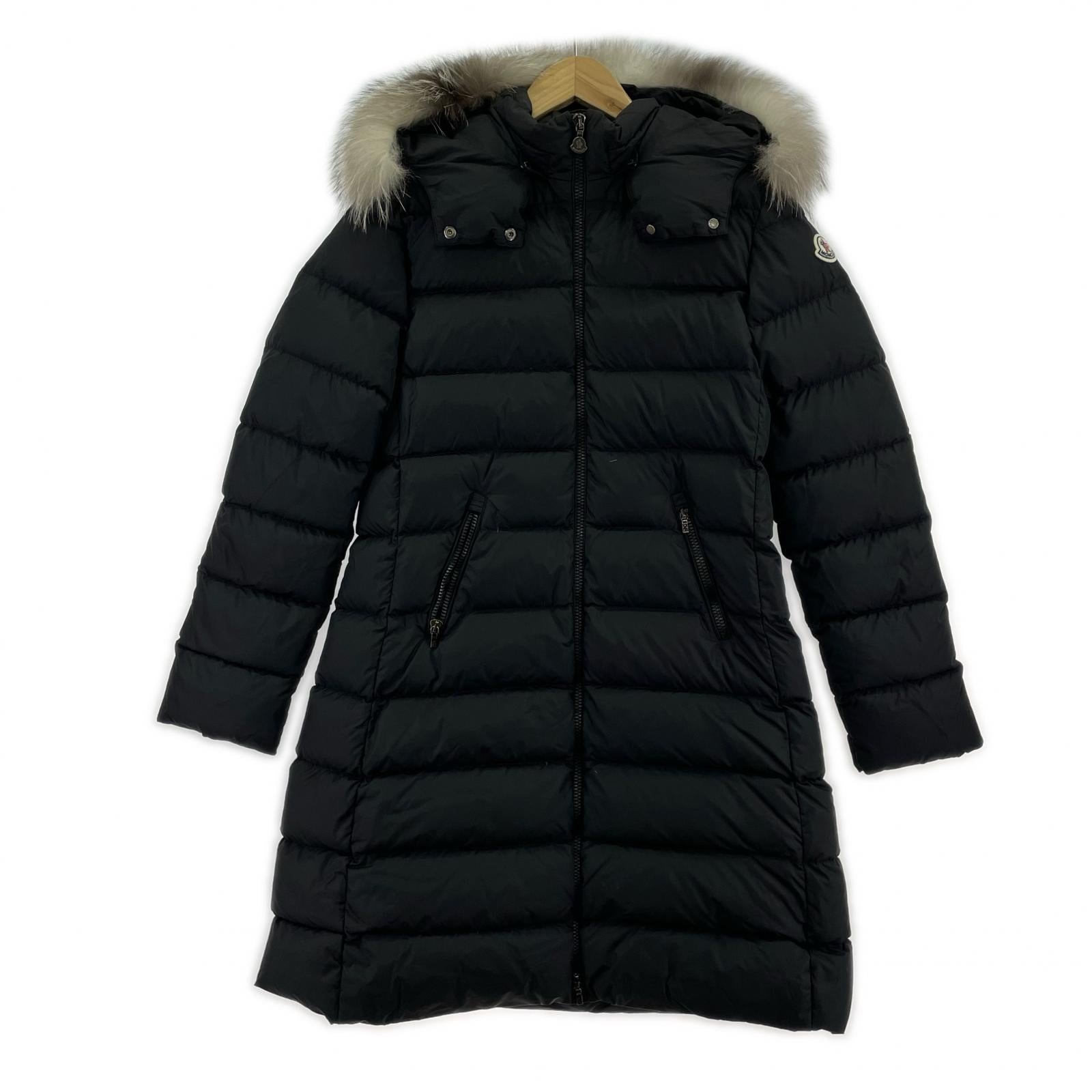 ダウンジャケット ABELLE GIUBBOTTO BLUE FROST FOX (14) ブラック