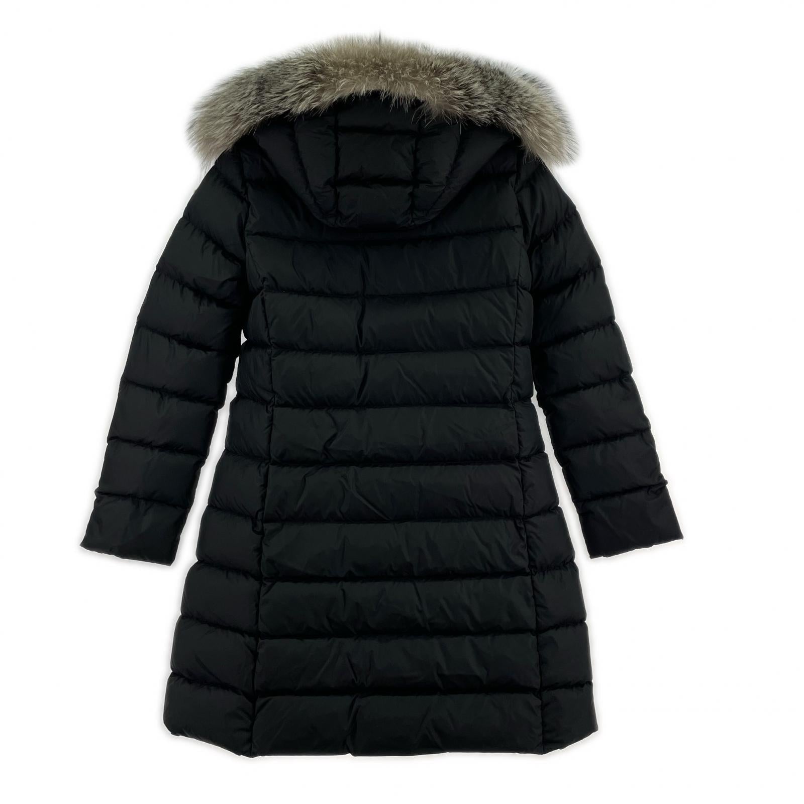 ダウンジャケット ABELLE GIUBBOTTO BLUE FROST FOX (14) ブラック