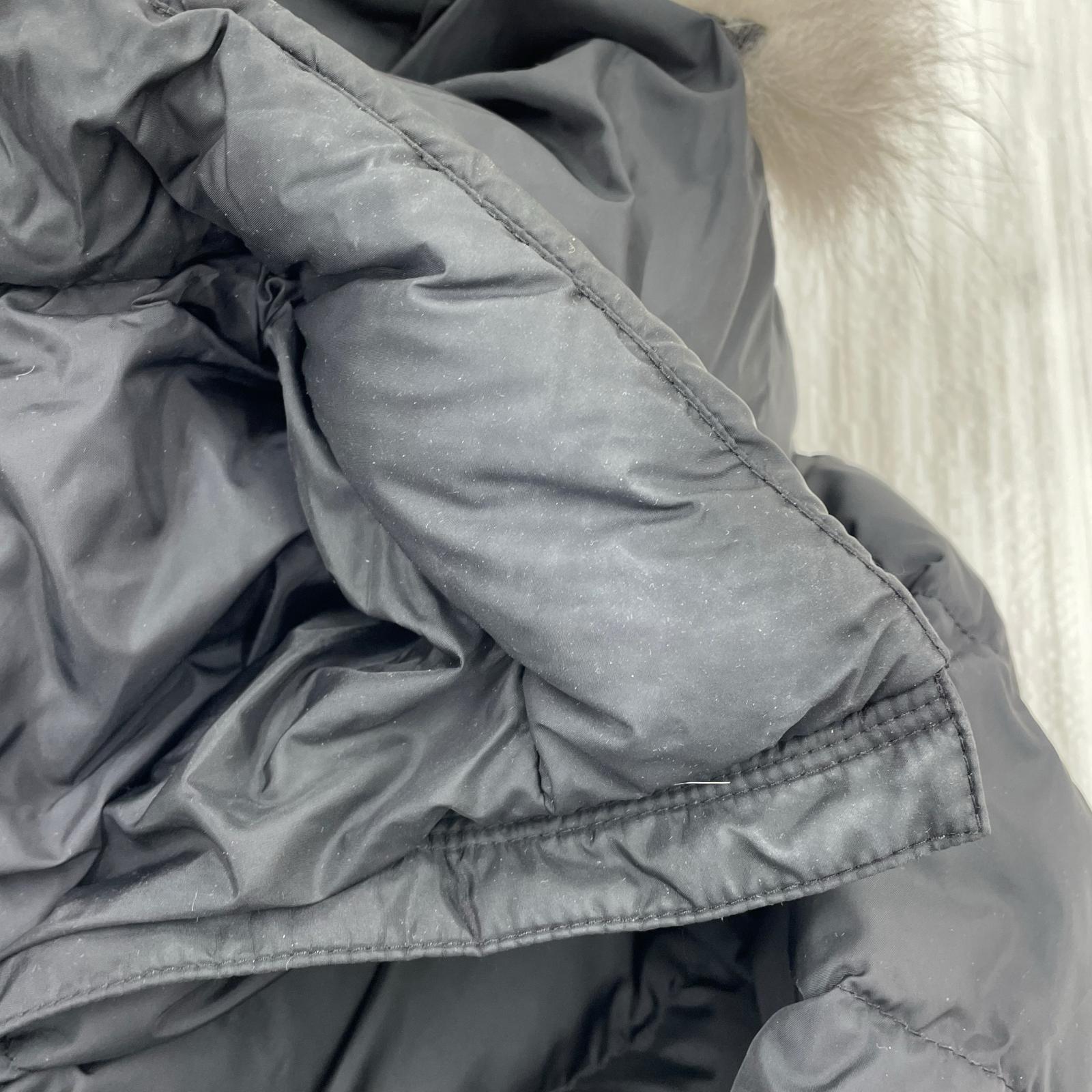 ダウンジャケット ABELLE GIUBBOTTO BLUE FROST FOX (14) ブラック