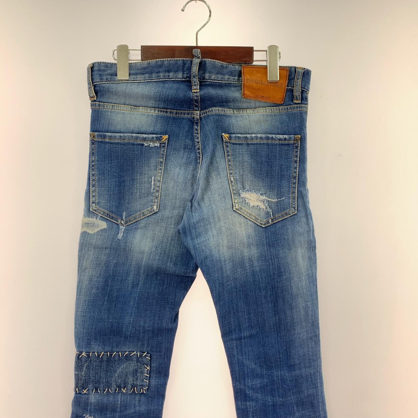 デニムパンツ DSQUARED2 デニム・ジーンズ 44 ネイビー