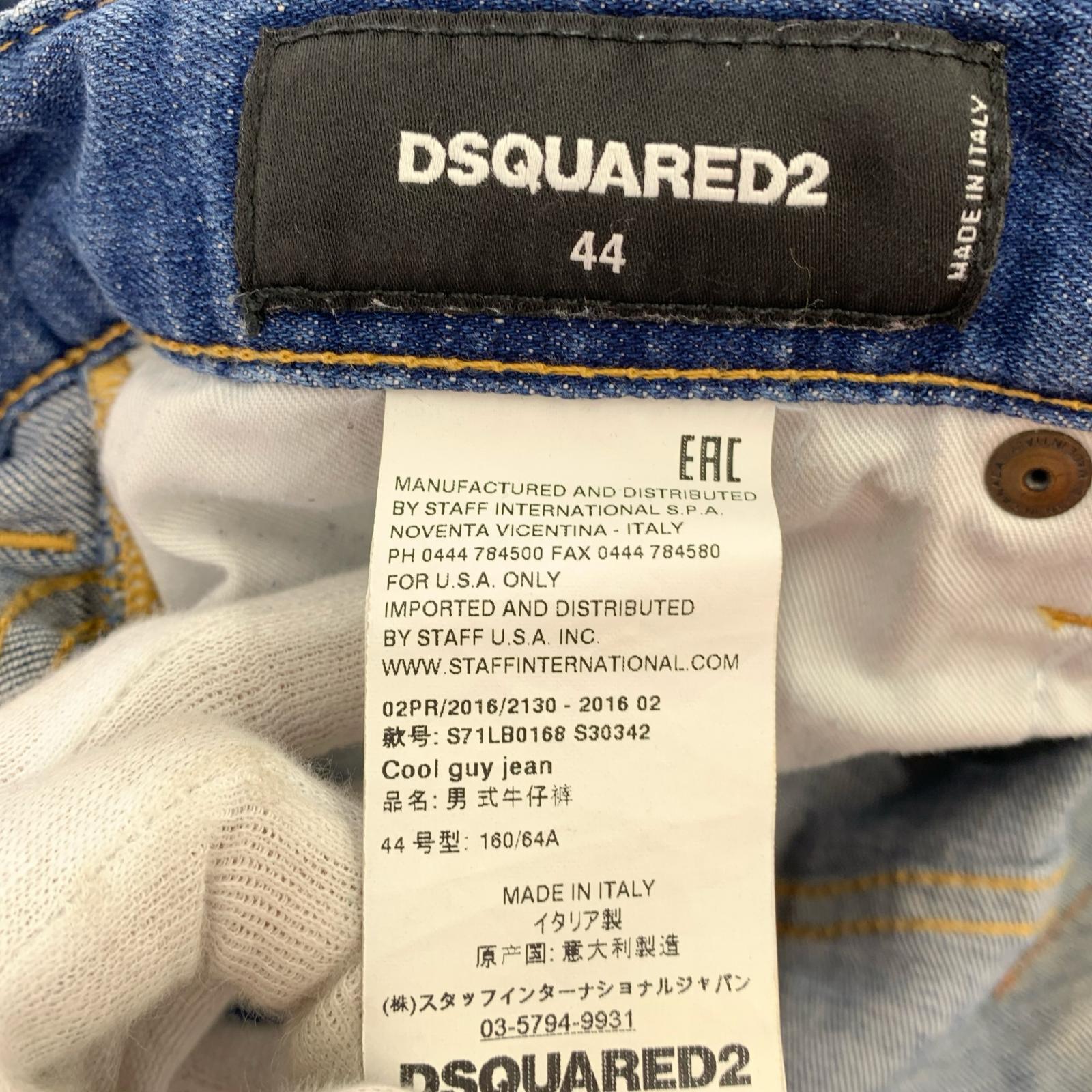 デニムパンツ DSQUARED2 デニム・ジーンズ 44 ネイビー