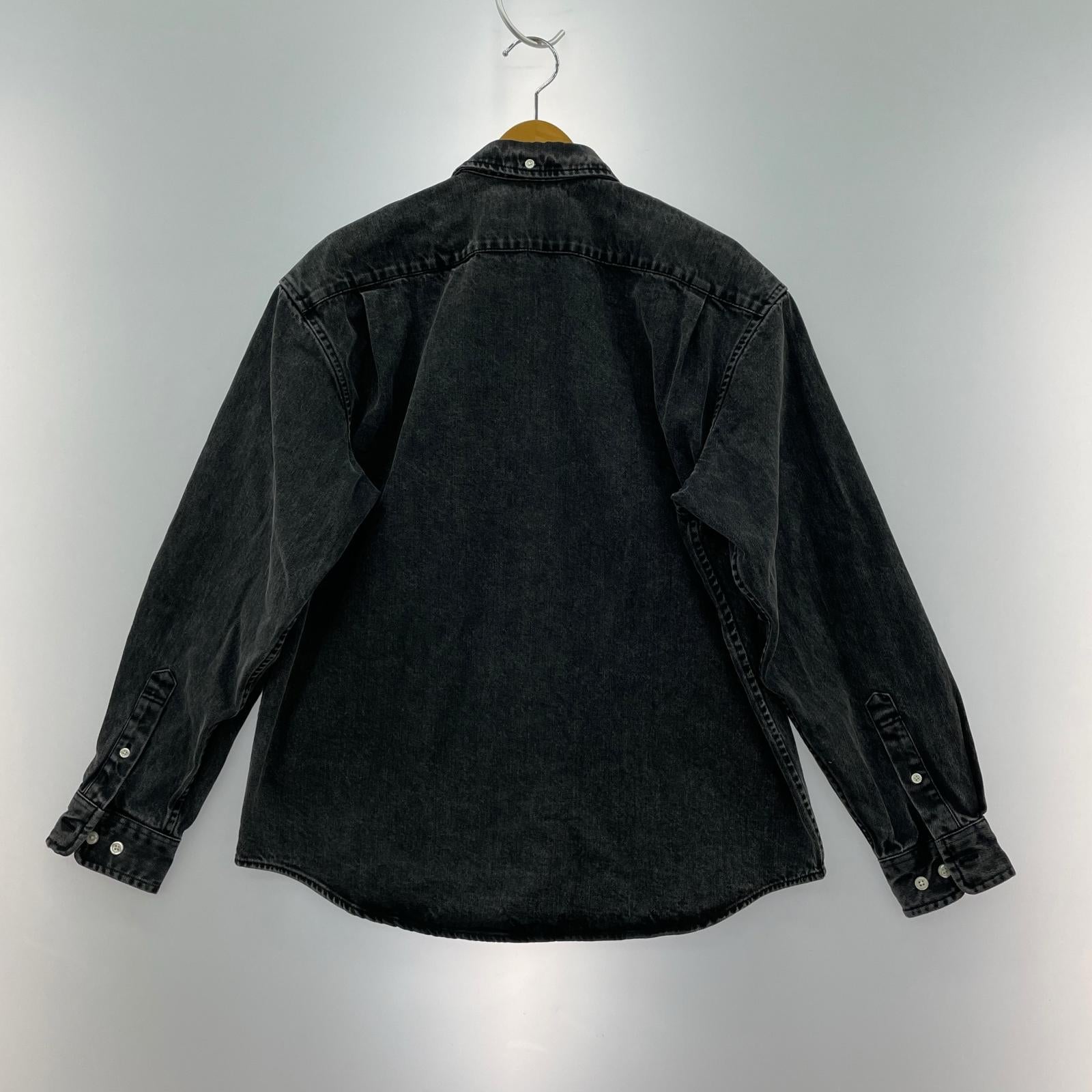 長袖シャツ 25FW Small Box Denim Shirt Black S S ブラック