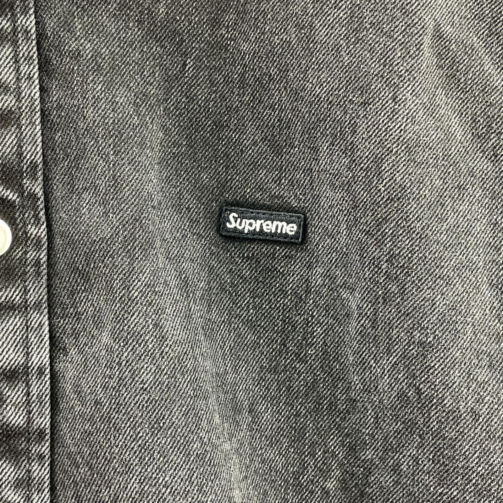 長袖シャツ 25FW Small Box Denim Shirt Black S S ブラック
