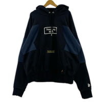 パーカー DIESEL×FR2×GR8 パッチワークパーカー ネイビー ブラック