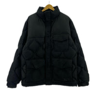 ダウンジャケット old stussy キルティングダウンジャケット 黒 ブラック
