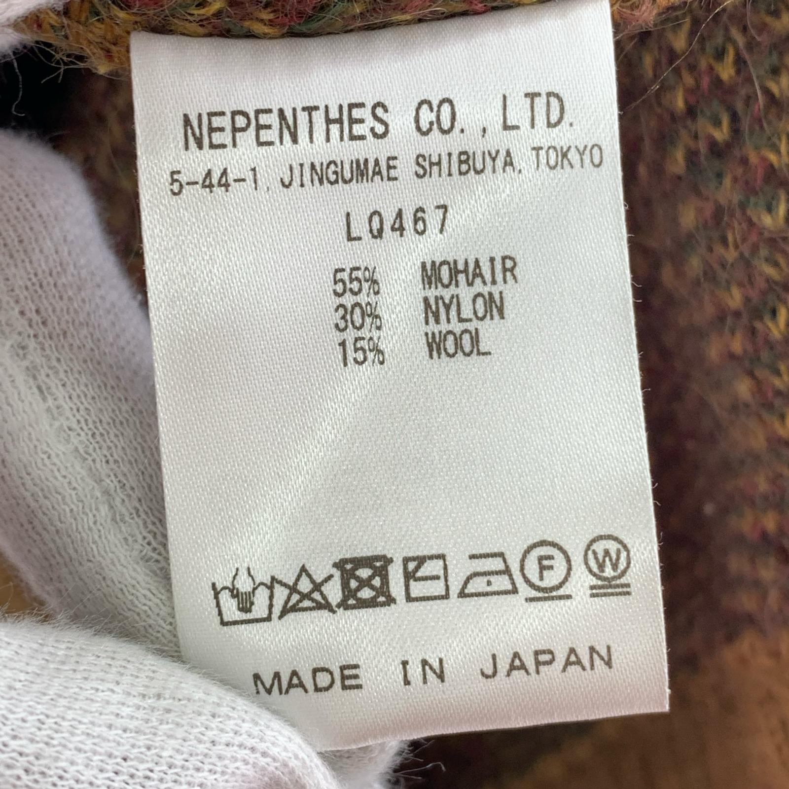 カーディガン UNION別注 モヘアカーディガン S ブラウン