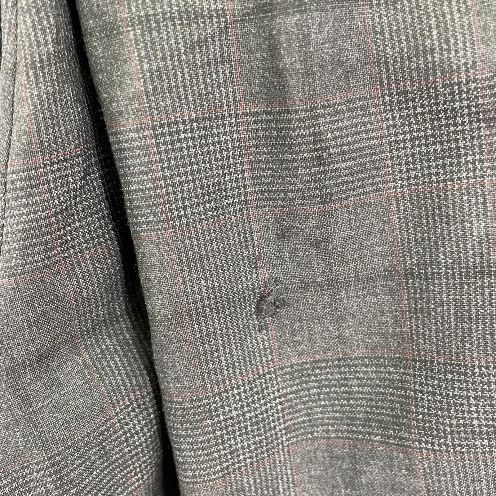 セットアップ スーツ チェック グレー (44R/44R) グレー
