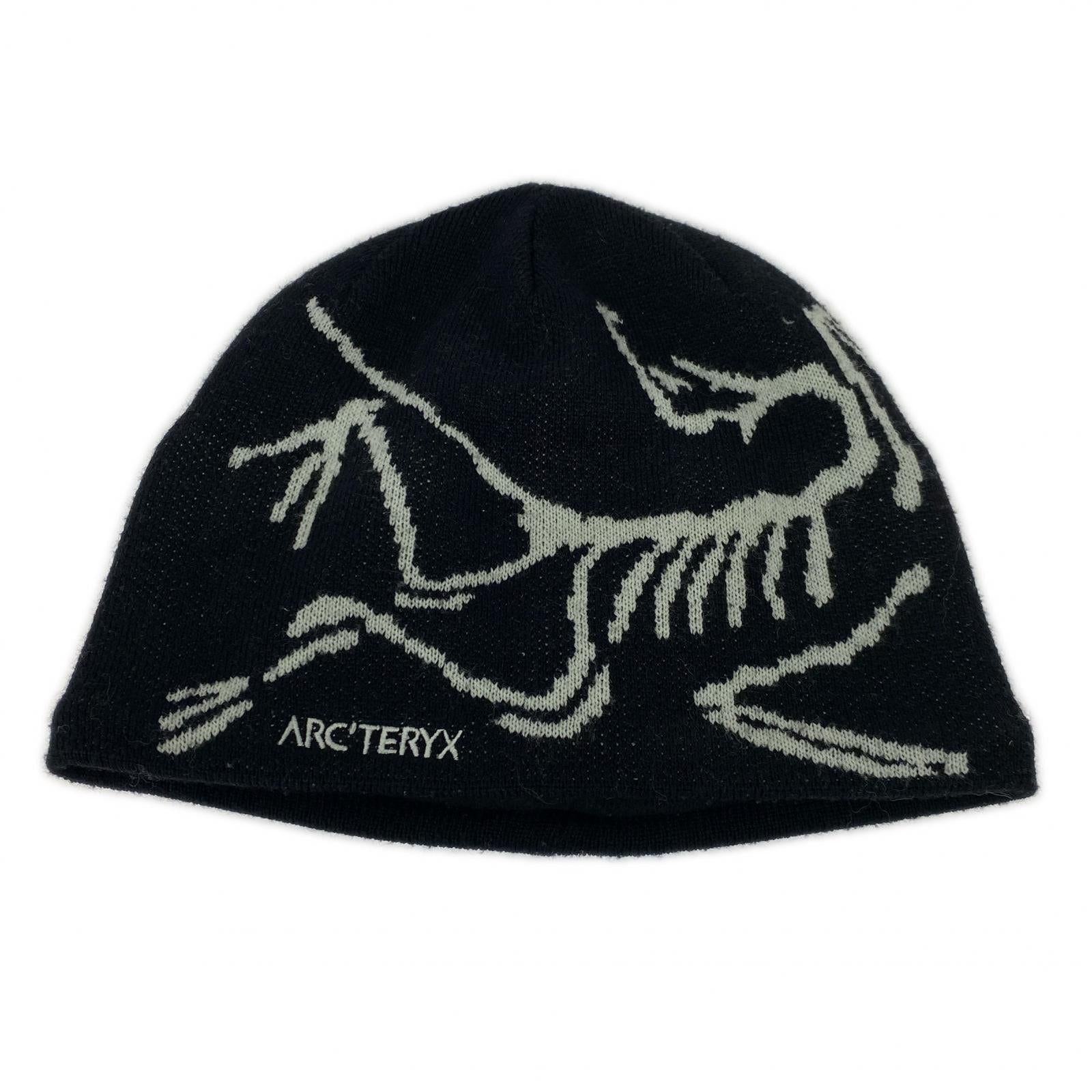 ニットキャップ BIRD HEAD TOQUE ロゴ 黒 (58cm) ブラック