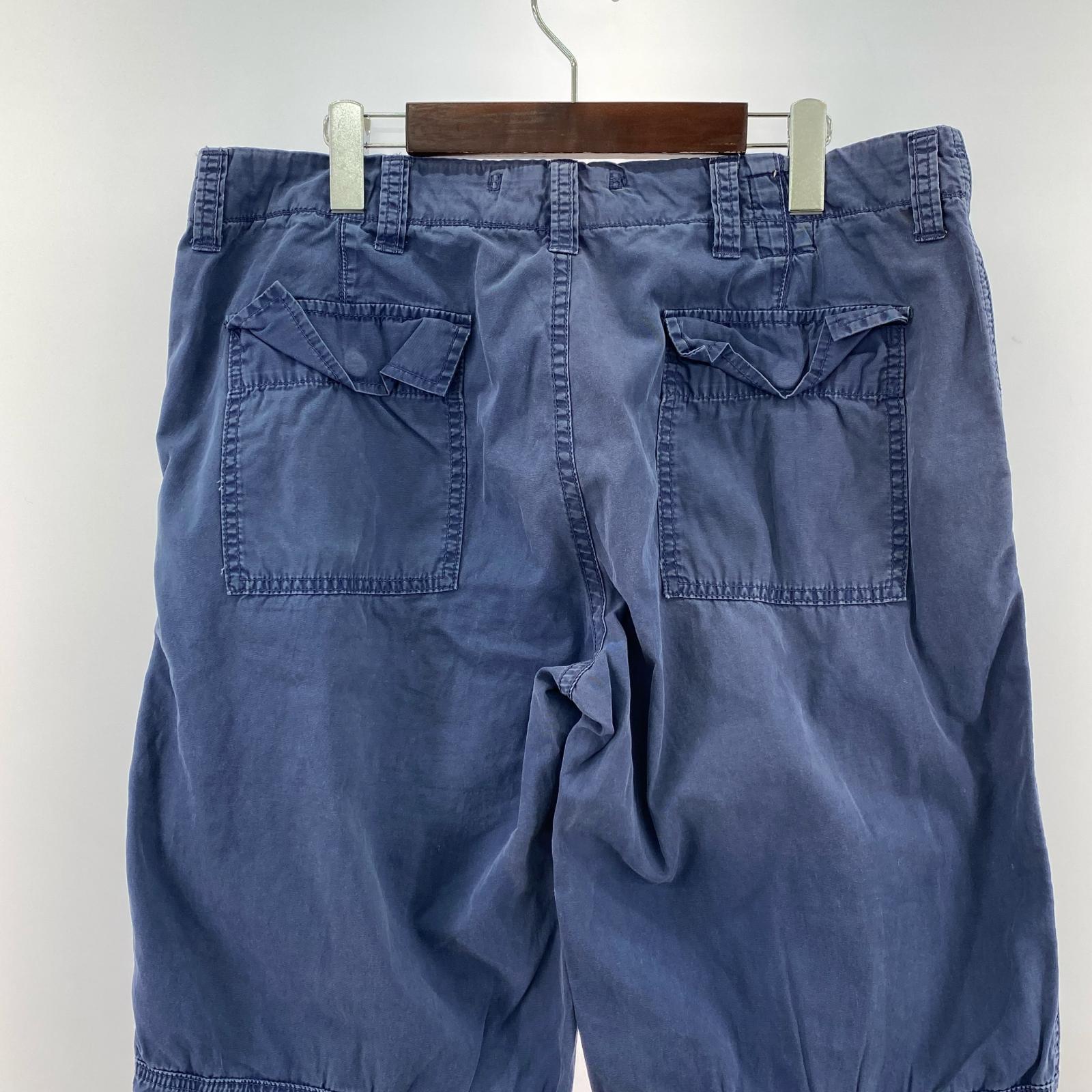 パンツ 90s パラシュートパンツ 紺 ネイビー