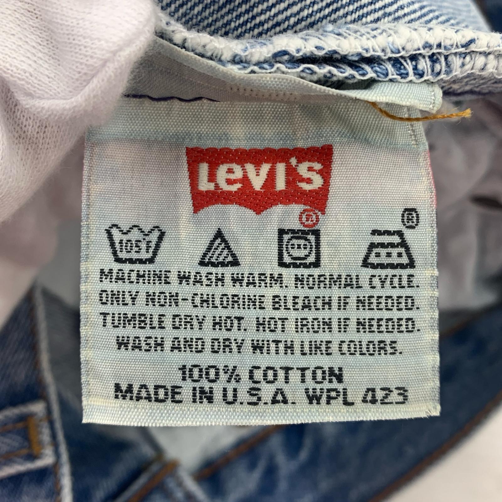 デニムパンツ Levis 501 xx 95年製 ボトム 30 ブルー