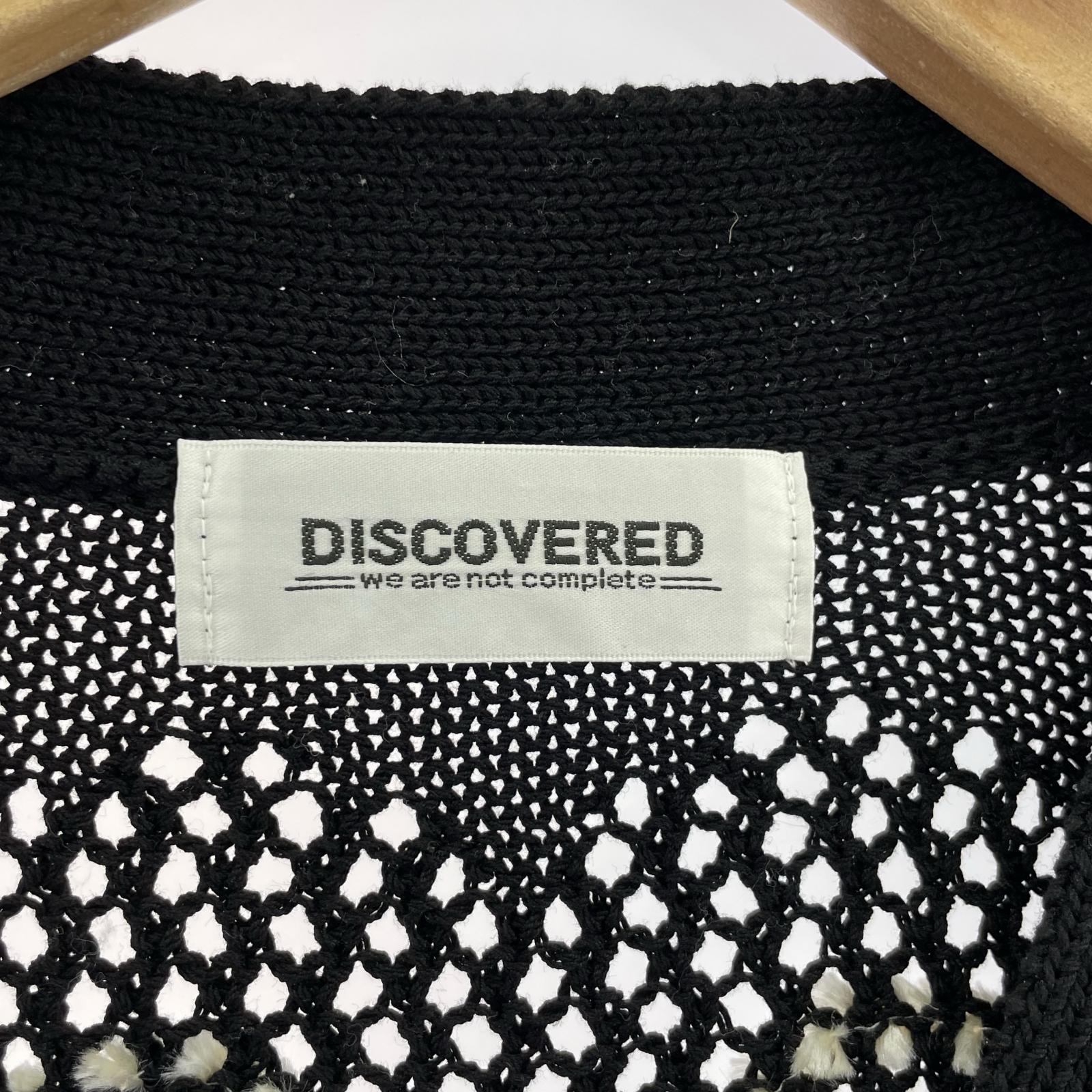 カーディガン SKELTON MESH KNIT (3) 3 ブラック