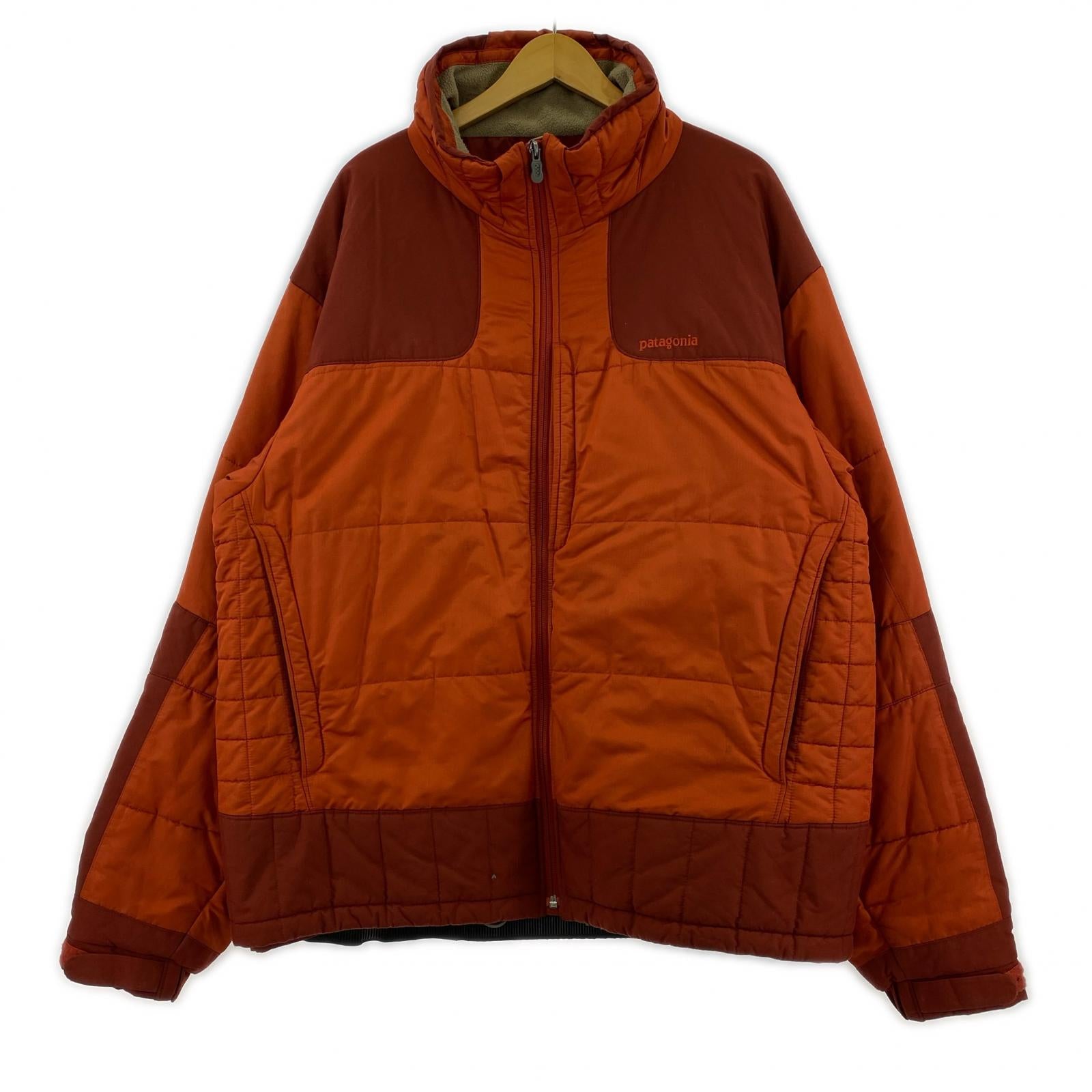 ダウンジャケット 00s パフライダージャケット オレンジ XL オレンジ