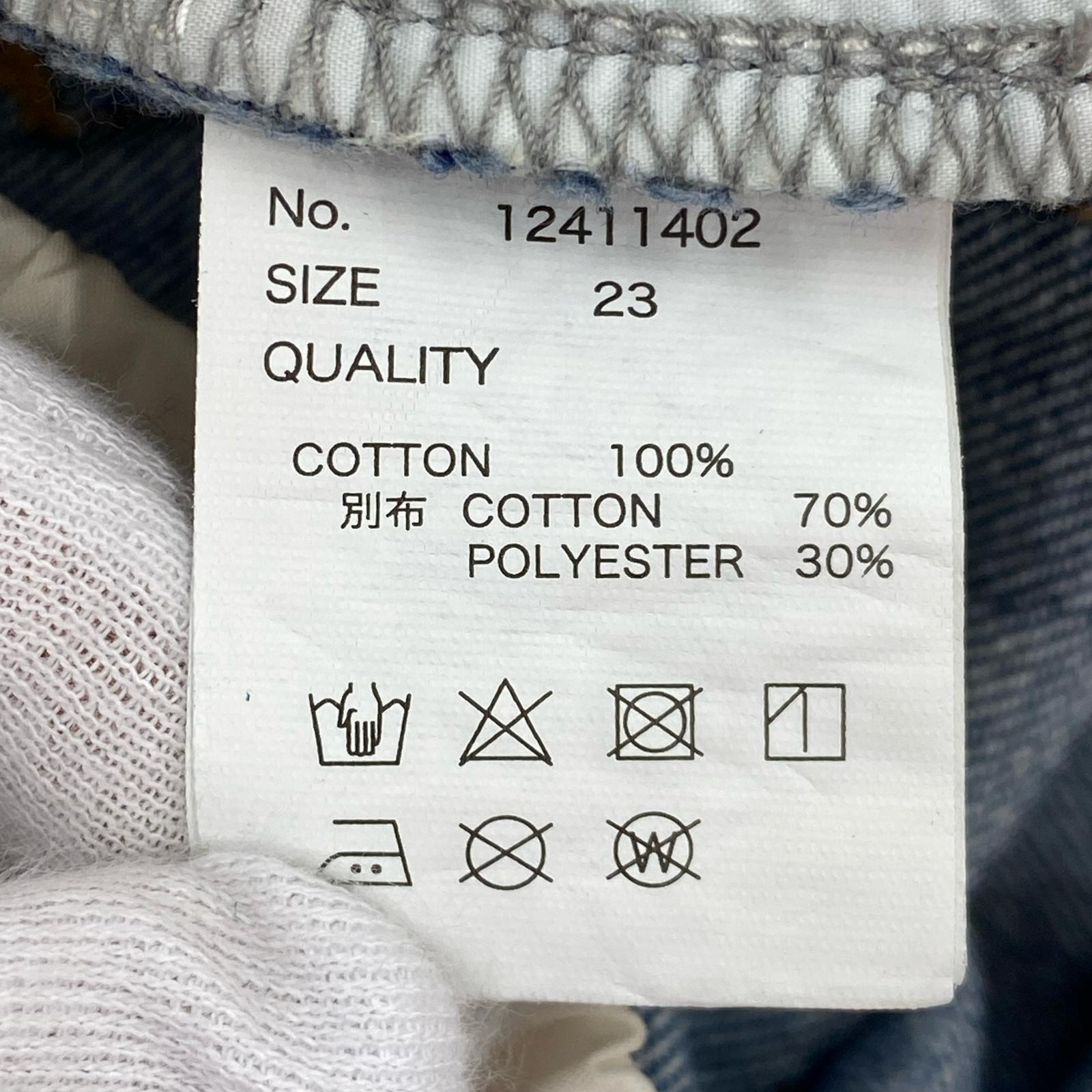 デニムパンツ Layered Waist Denim 23 ブルー