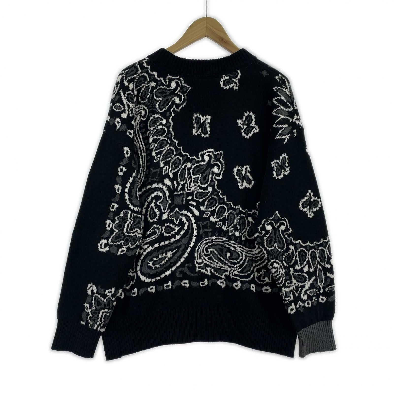 ニット Bandanna KNIT ブラック