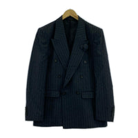 ジャケット GROSGRAIN ウールストライプジャケット 2 グレー 2 グレー
