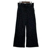 パンツ blank Grittring Cross Wide PT ベロアパンツ 1 ブラック 1 ブラック