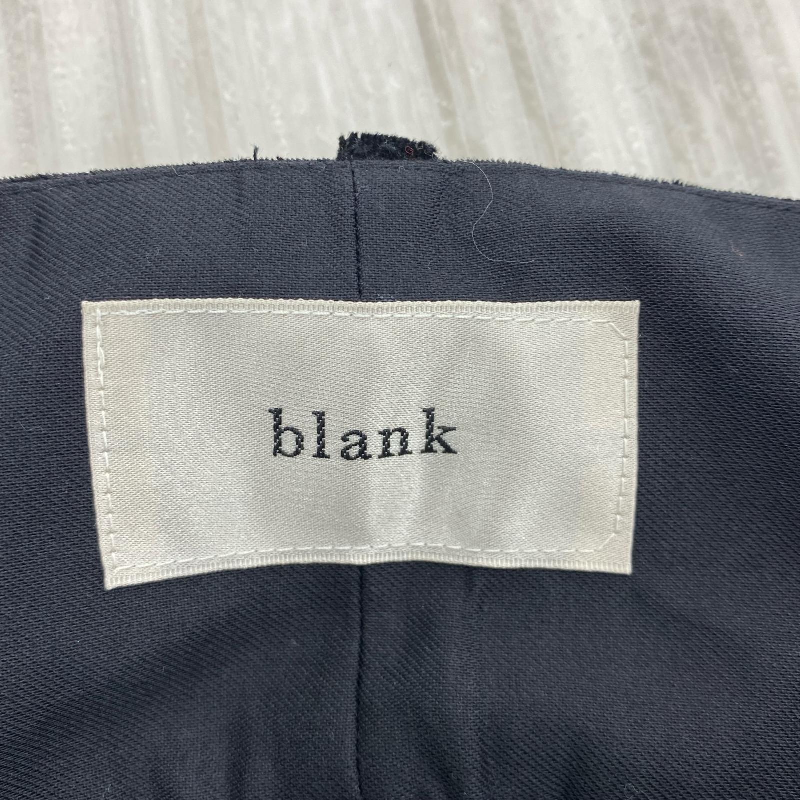 パンツ blank Grittring Cross Wide PT ベロアパンツ 1 ブラック 1 ブラック