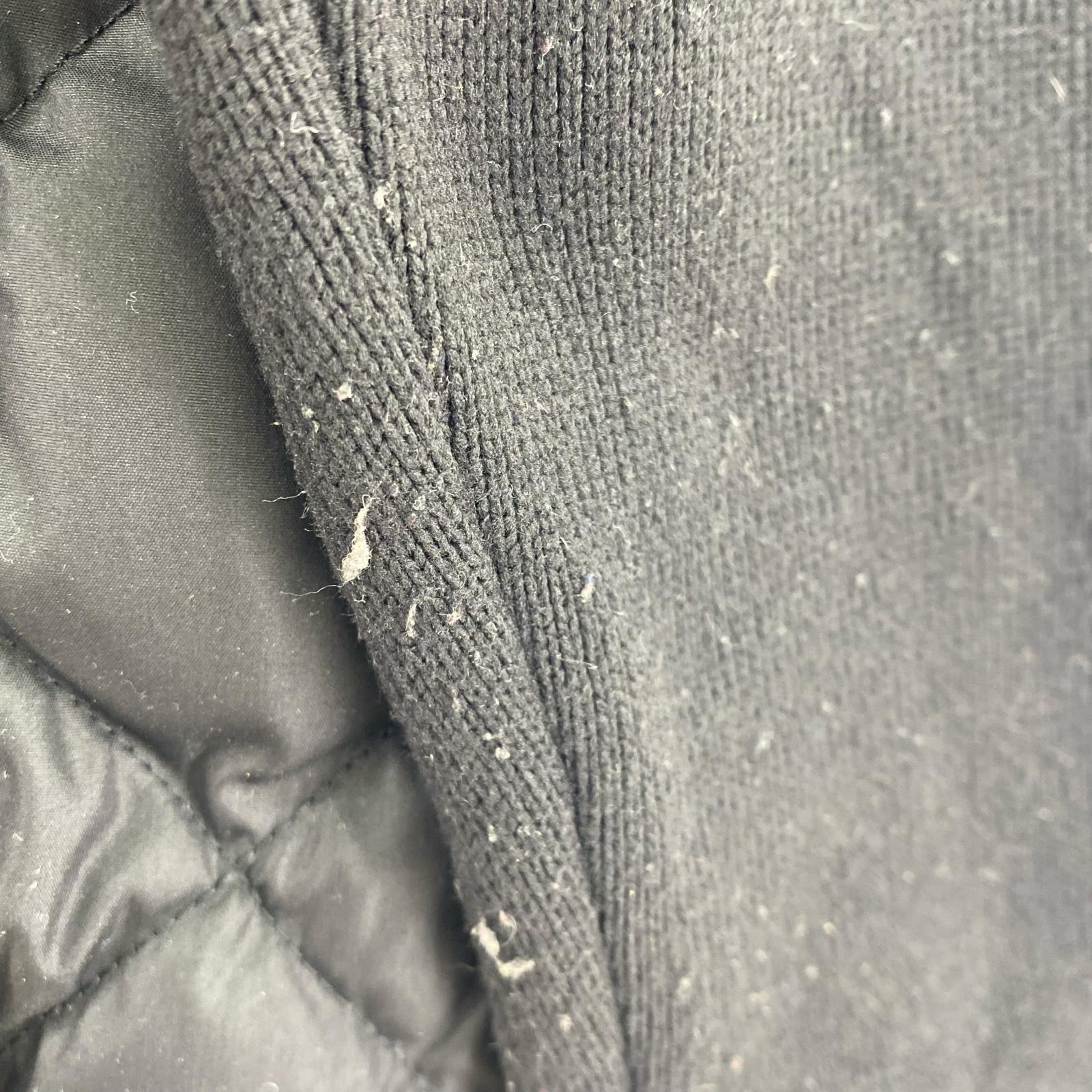 ジャケット Eddie Bauer 復刻 キルティング切替ジャケット 黒 ブラック