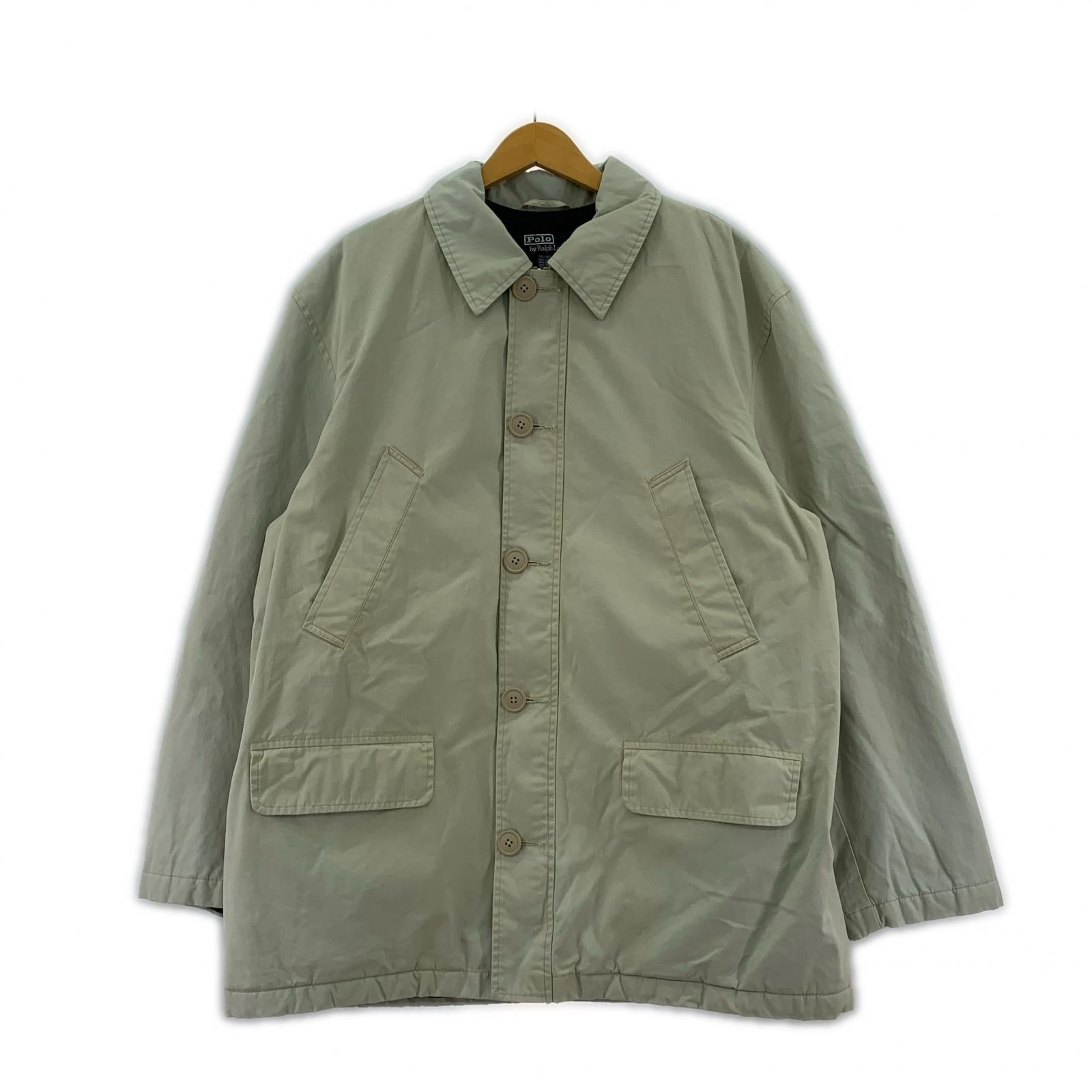 ジャケット 裏フリース カバーオール (L) L グレー
