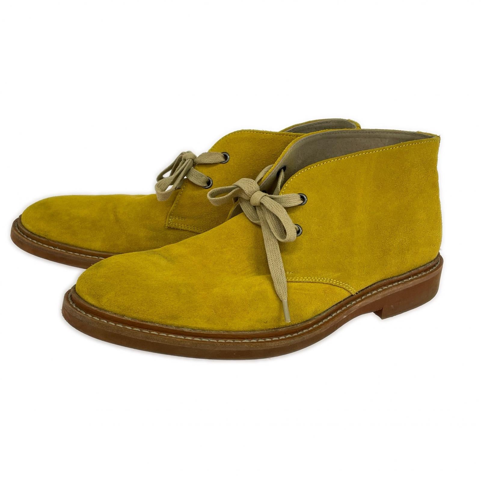 ブーツ KENNETH COLE スウェードブーツ YEL イエロー