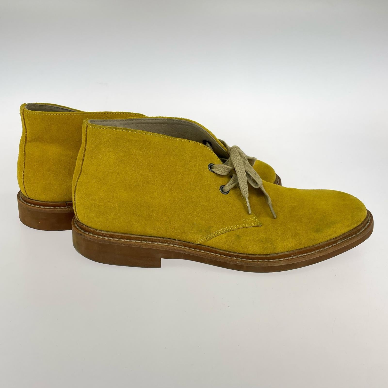 ブーツ KENNETH COLE スウェードブーツ YEL イエロー