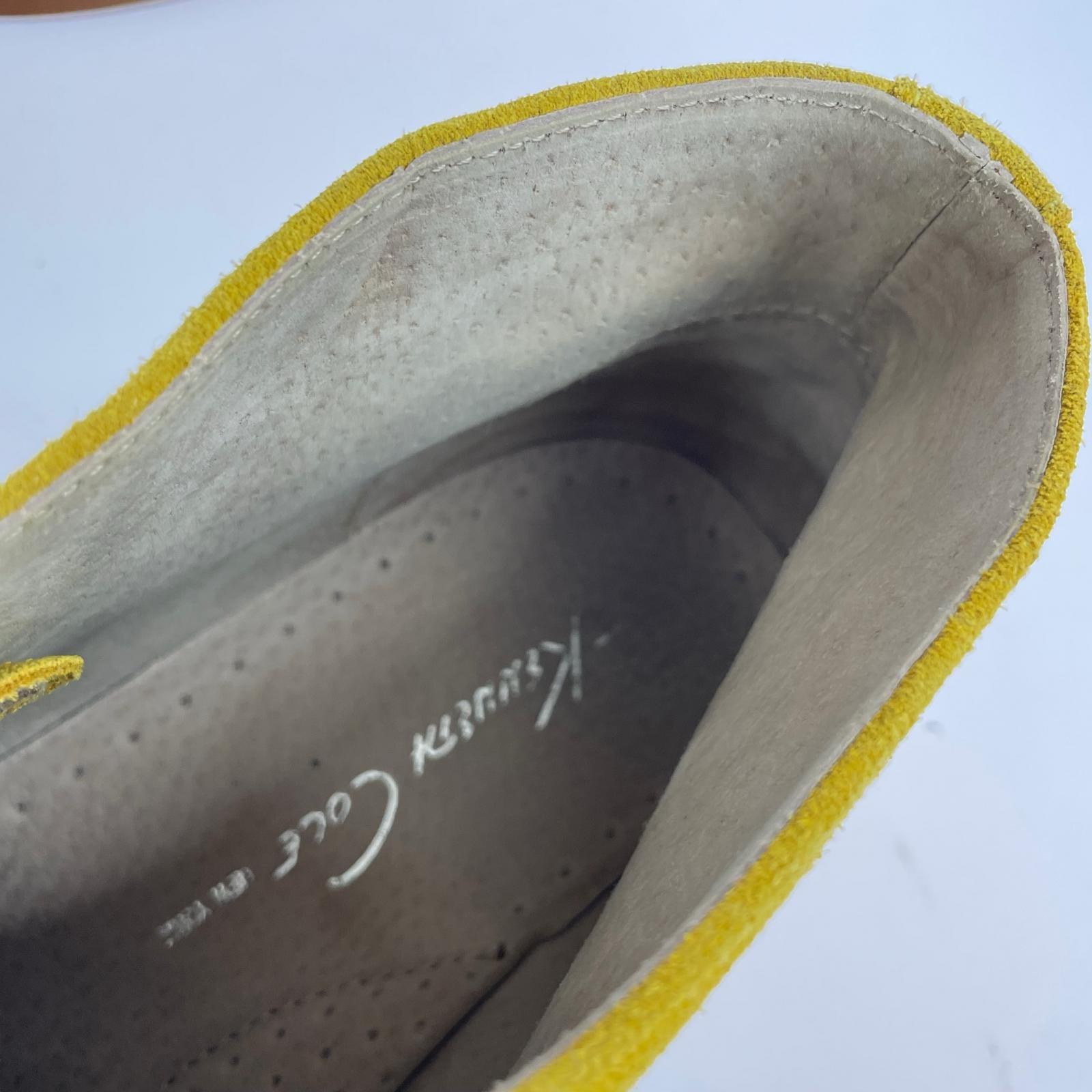 ブーツ KENNETH COLE スウェードブーツ YEL イエロー