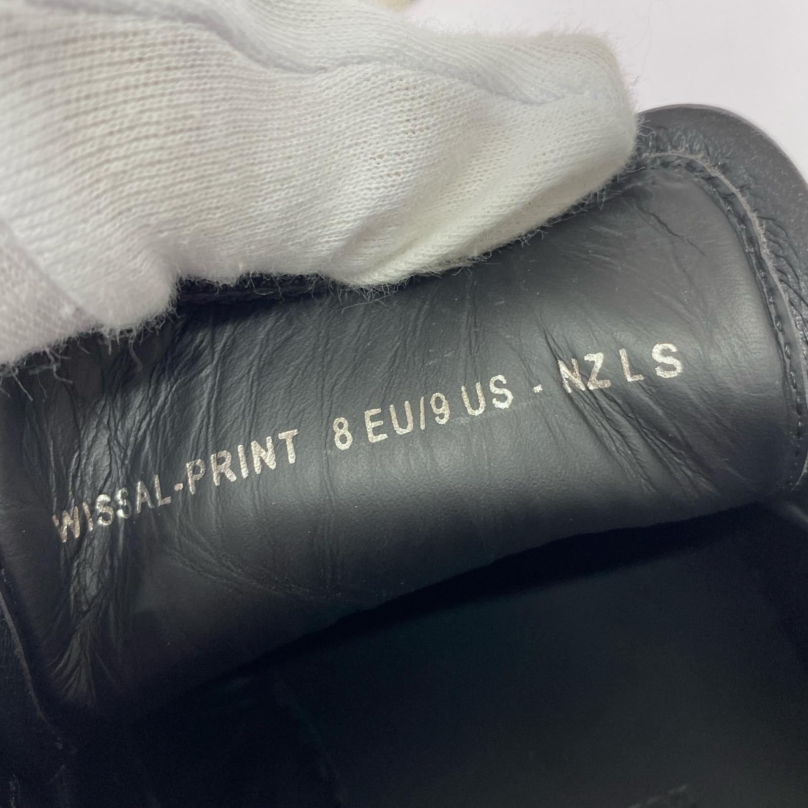 スニーカー BALLY wissal-print EU8 ブラック