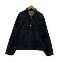 デニムジャケット PENNEY'S FOREMOST PLEATS JACKET BLK 44 ブラック