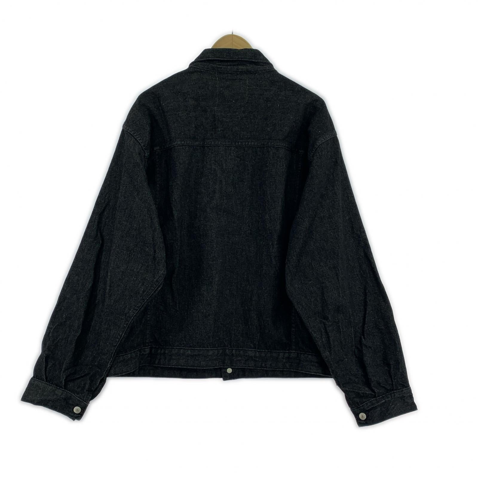 デニムジャケット PENNEY'S FOREMOST PLEATS JACKET BLK 44 ブラック