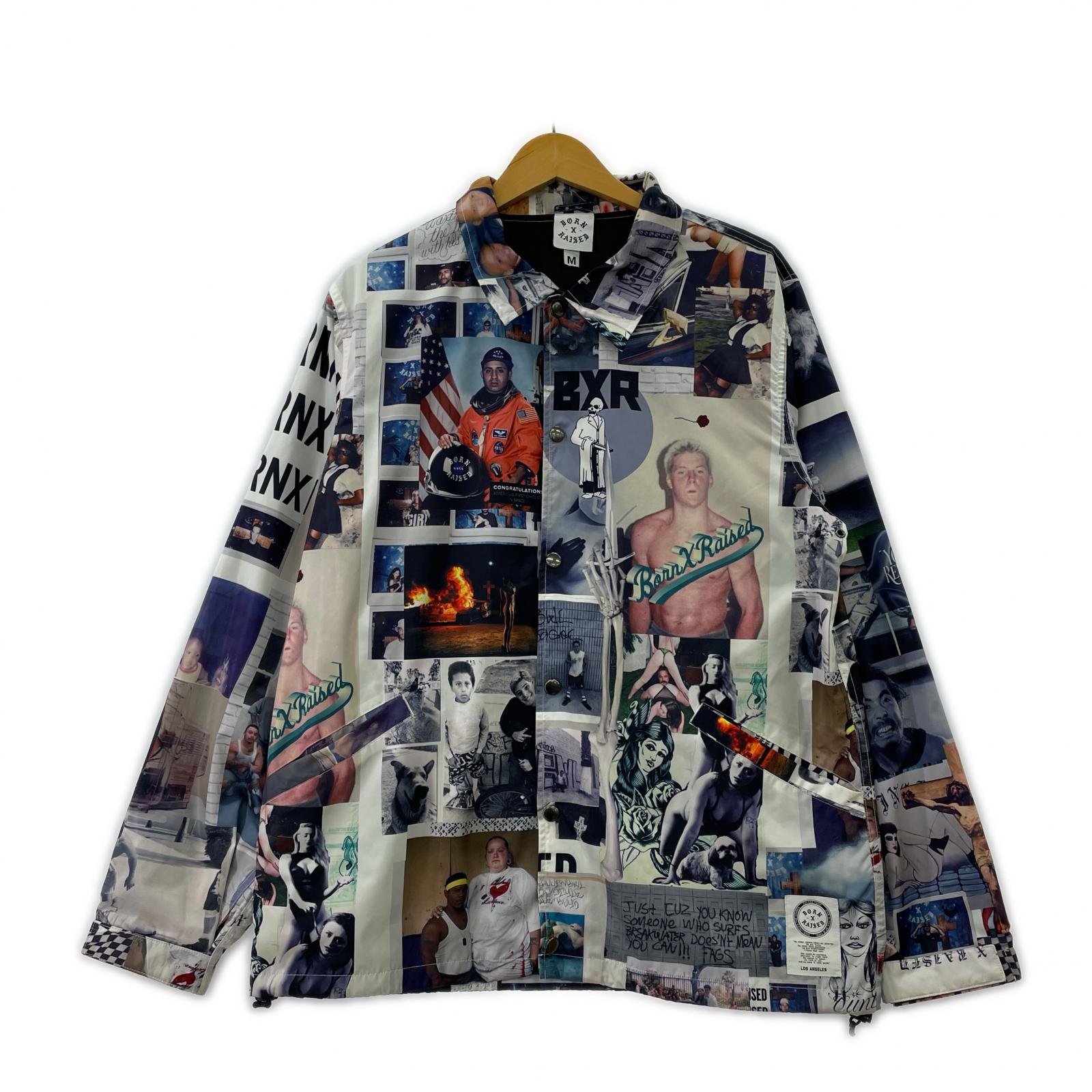 ブルゾン BORN X RAISED SHARM ALL OVER PRINT M