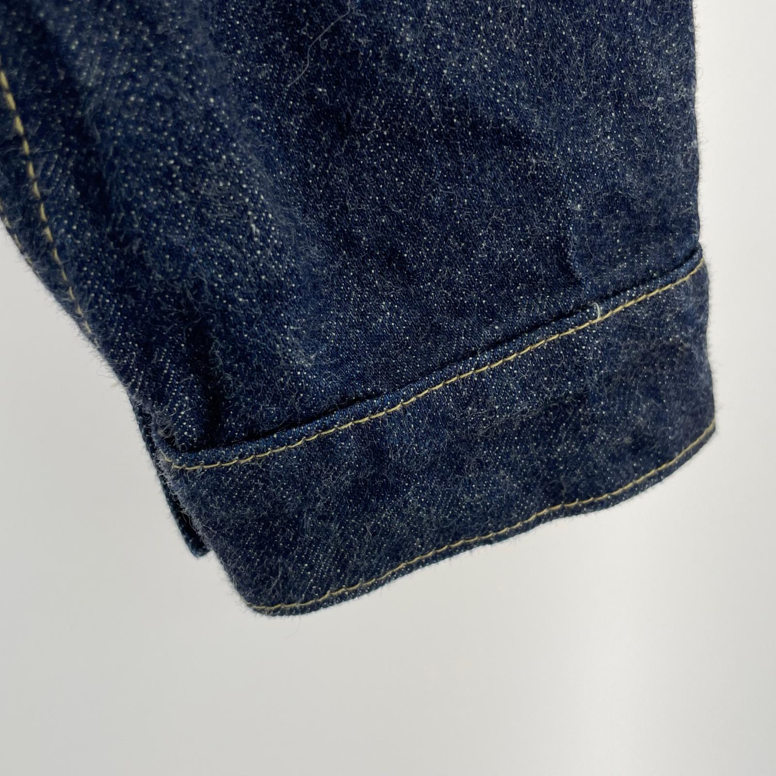 デニムジャケット WORLD WAR II DENIM BLOUSE 1st 大戦 42 42 ネイビー