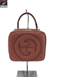 GUCCI ブロンディ トップハンドル 2WAYバッグ ピンク